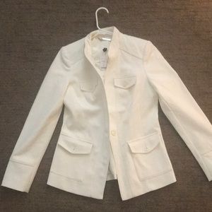 WHBM cream colored jacket.
